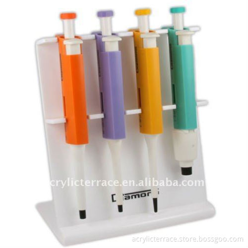 acrylic Pipettor rack in laboratory